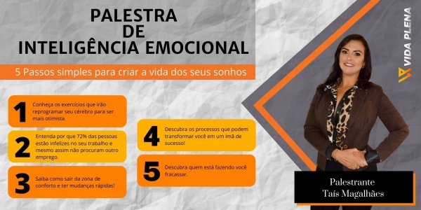 PALESTRA DE INTELIGÊNCIA EMOCIONAL COM COACHING: APRENDA COMO TER ...