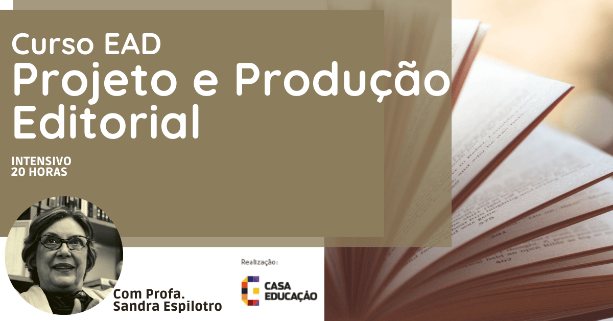 Curso Projeto e Produção Editorial | EAD - online - Sympla