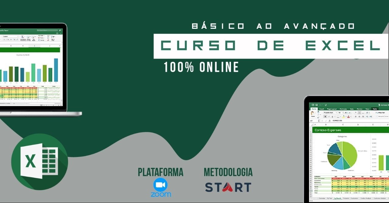 Curso de Excel. Do Básico ao Avançado (100% Ao Vivo e On Line) - online ...