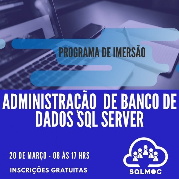 Imersão em administração de banco de dados SQL Server - online - Sympla