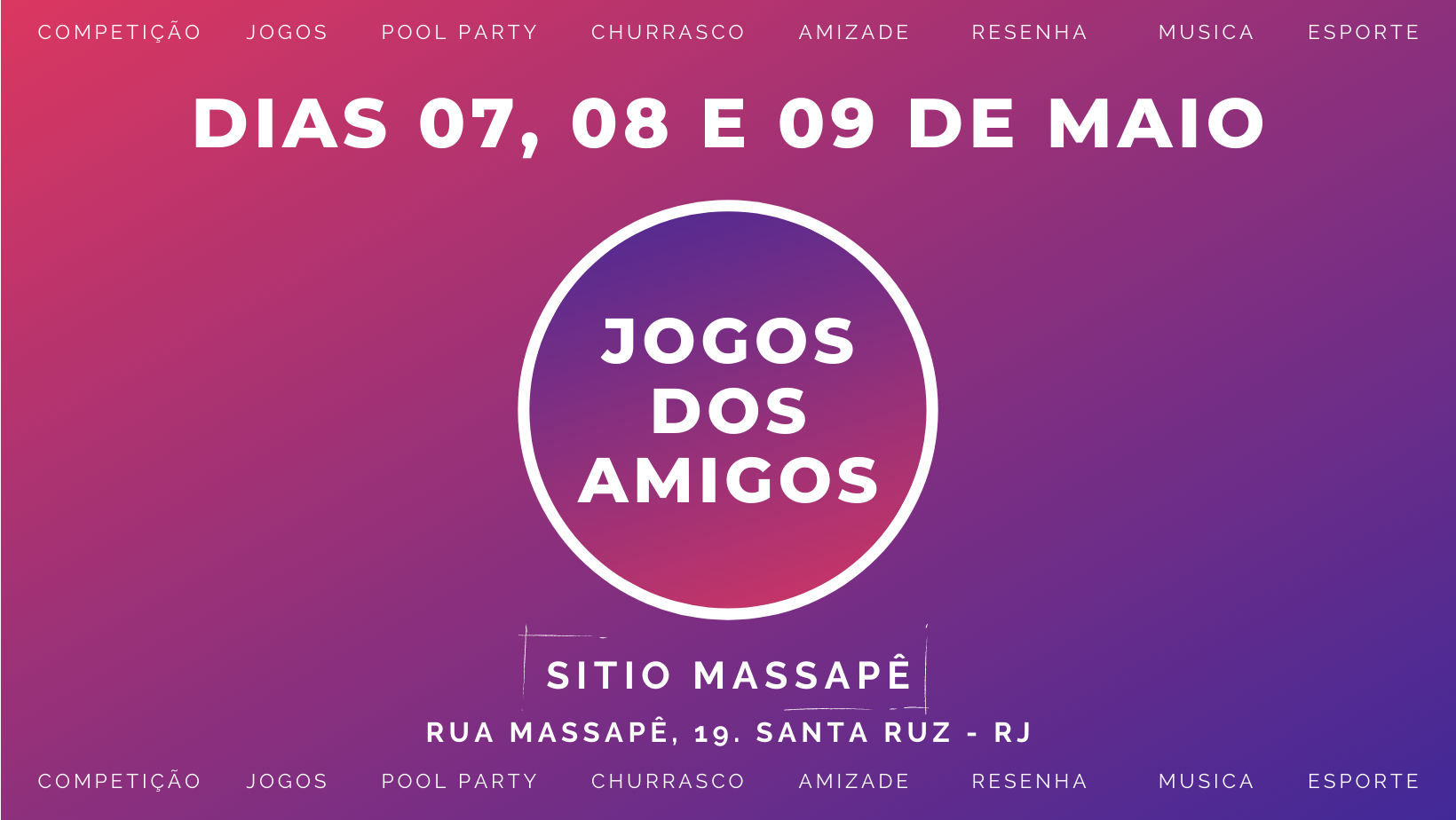 Jogos dos amigos Sympla Jogos dos amigos Sympla