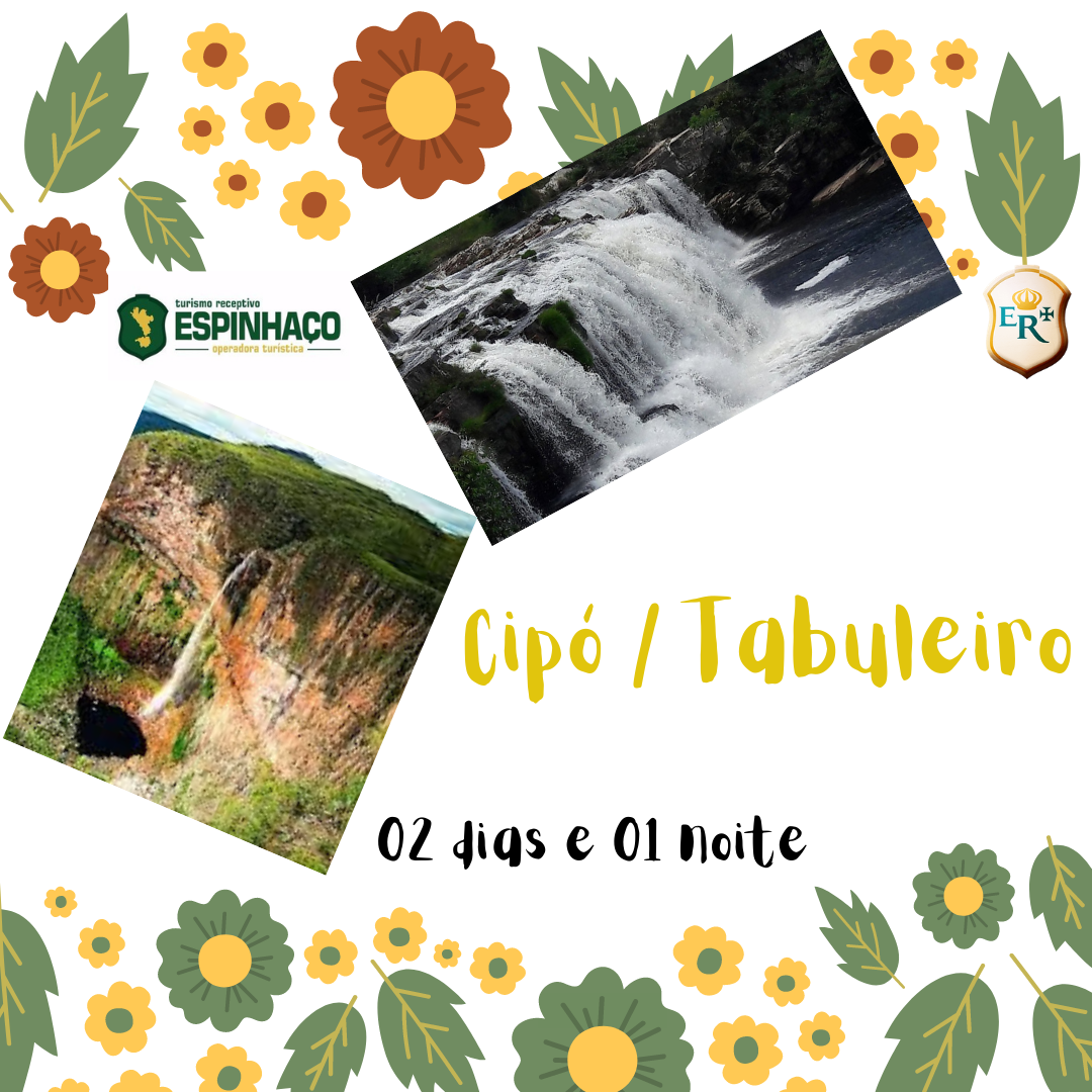 Serra do Cipó + Cachoeira do Tabuleiro 02 dias e 01 dia