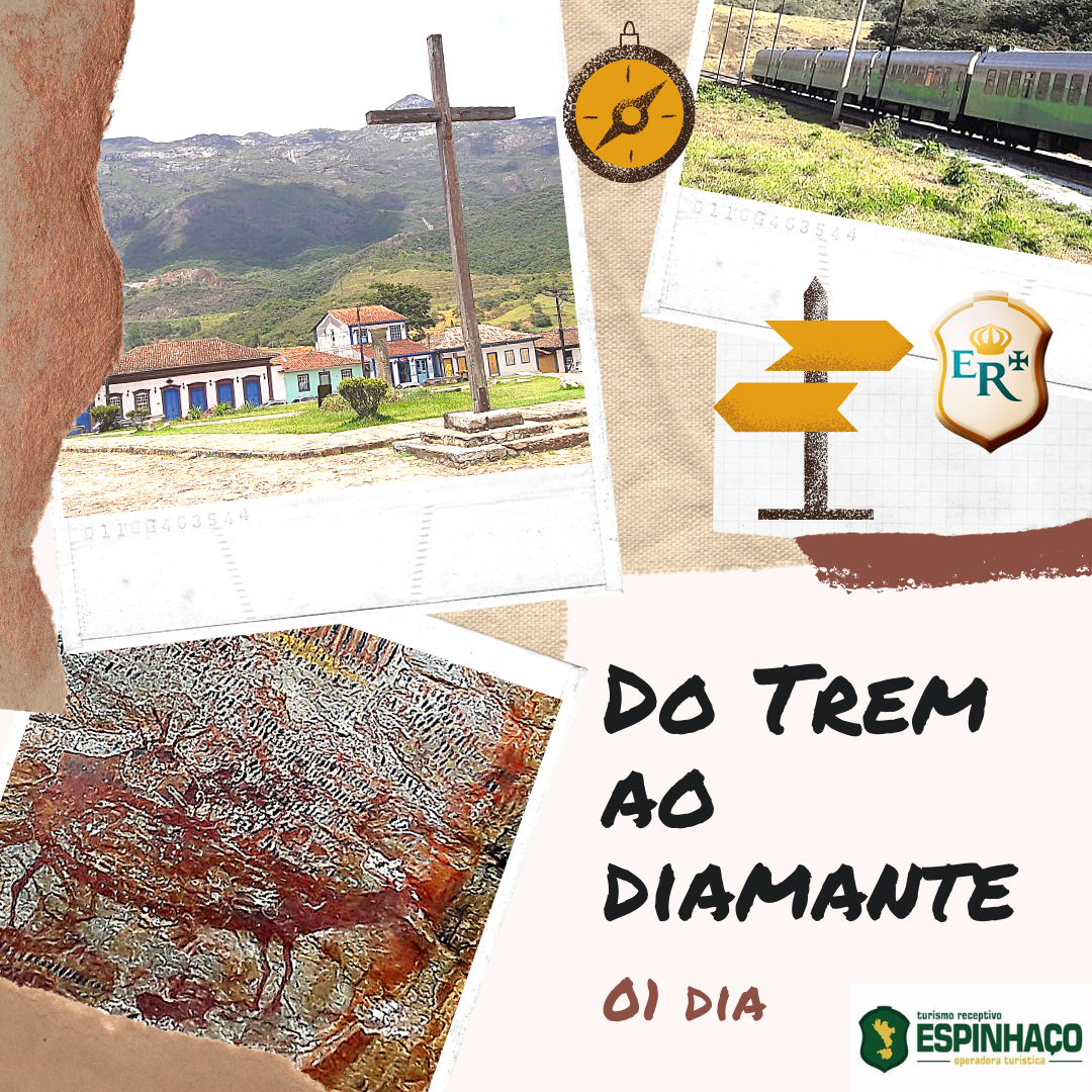 Trem + Arte Rupestre na Estrada Real 01 dia