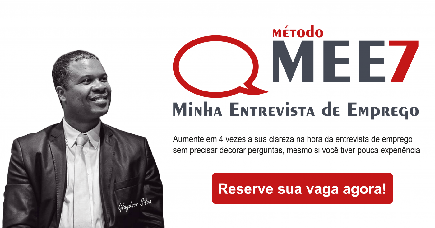 Mentoria Minha entrevista de emprego - Método MEE7 - online - Sympla
