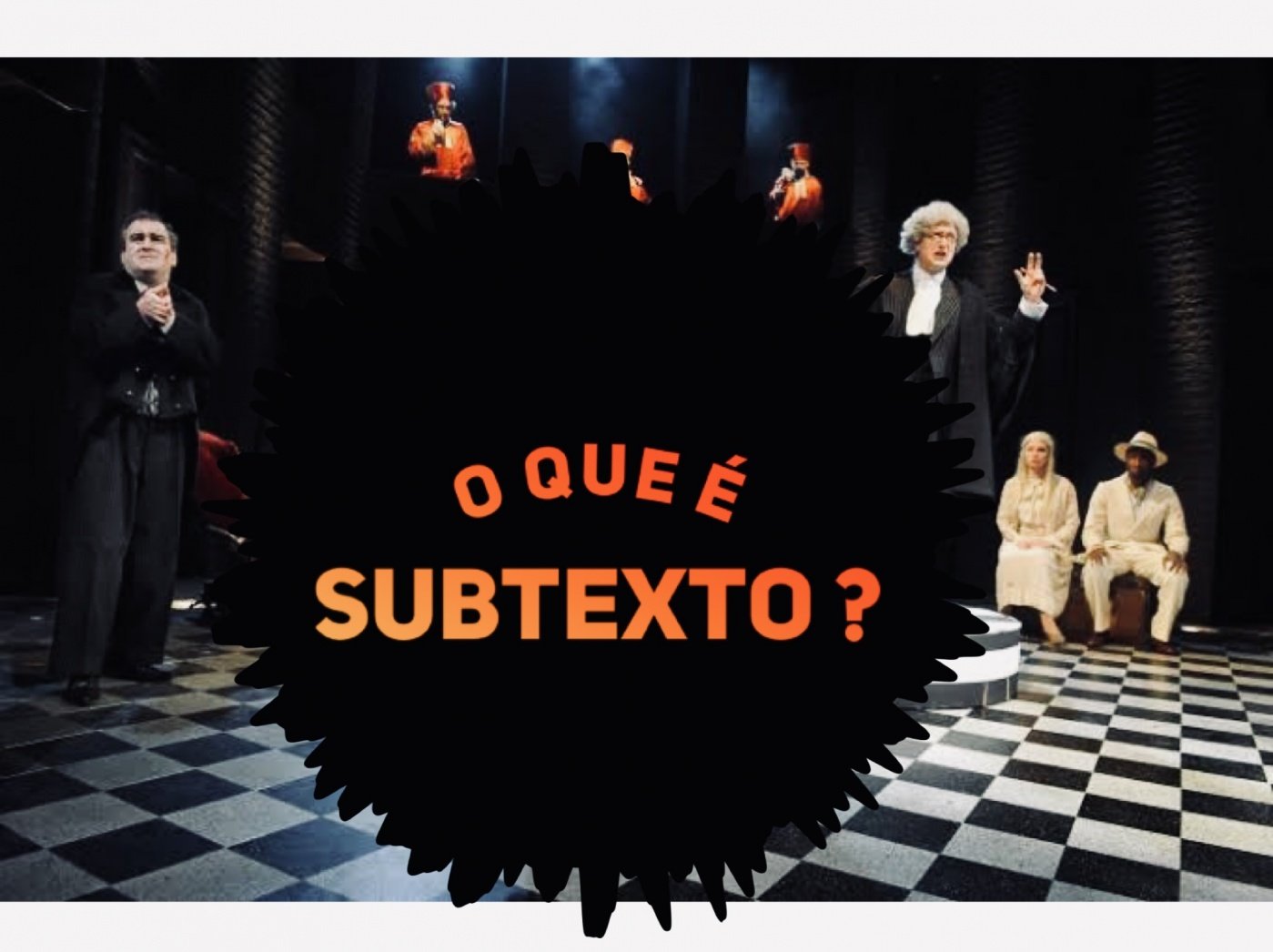 O que é subtexto - AULA COM A DIRETORA PITTY WEBO - online - Sympla