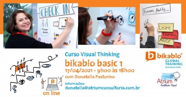 Curso ONLINE Visual Thinking - Bikablo Basic 1 - 17/04/2021 - online ...