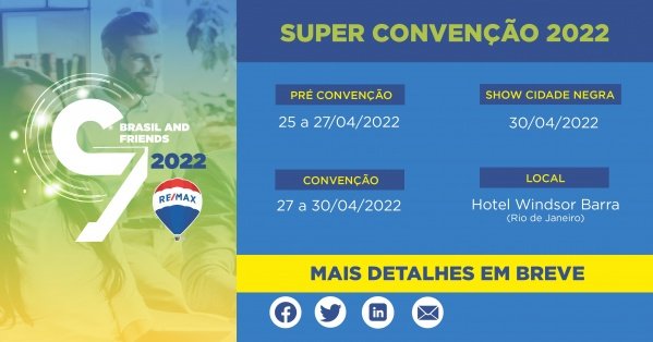 C7 Convenção Nacional RE/MAX 2022 em Rio de Janeiro - Sympla