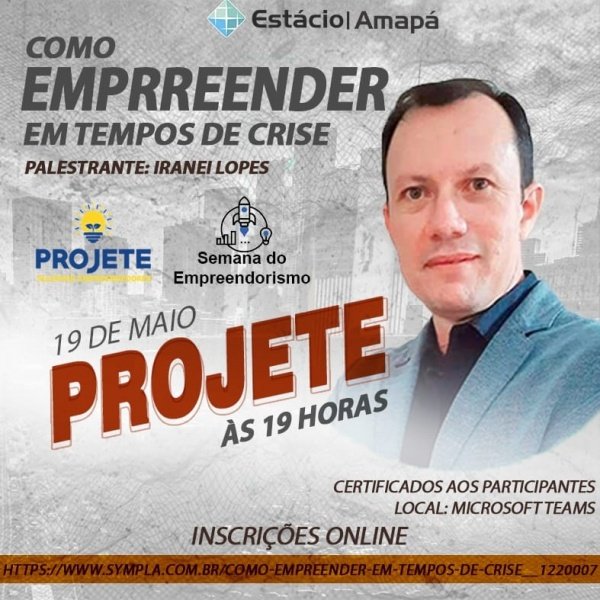 Como empreender em tempos de crise. - online - Sympla