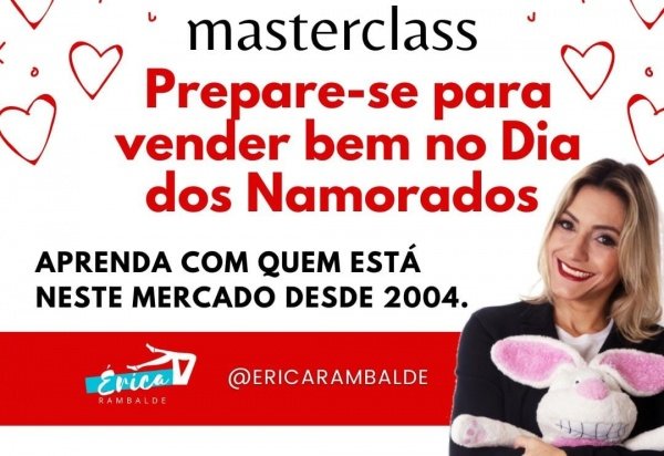 Imagem do evento Master Class Estratégias de Vendas - Pré Dia dos Namorados