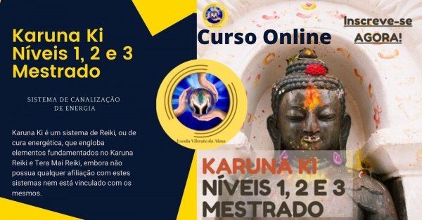 Banner Karuna Ki Níveis 1, 2 e 3 Mestrado