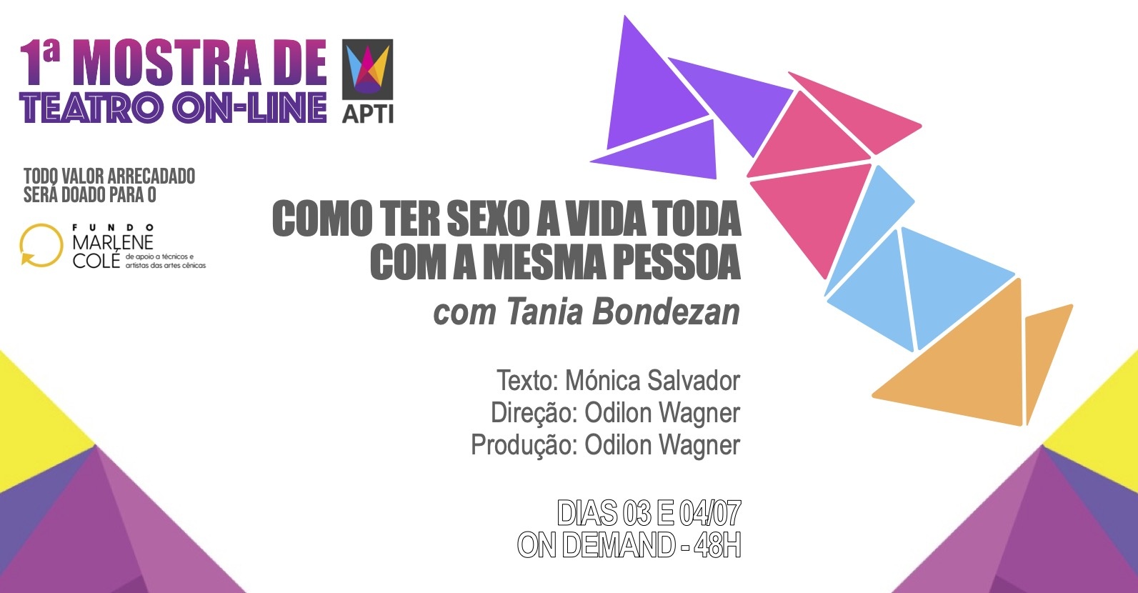 Como Ter Sexo a Vida Toda Com a Mesma Pessoa - com Tania Bondezan - online  - Sympla
