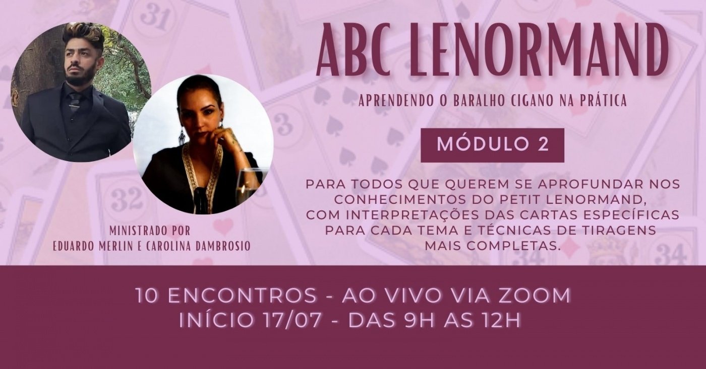ABC LENORMAND - módulo 2 - online - Sympla