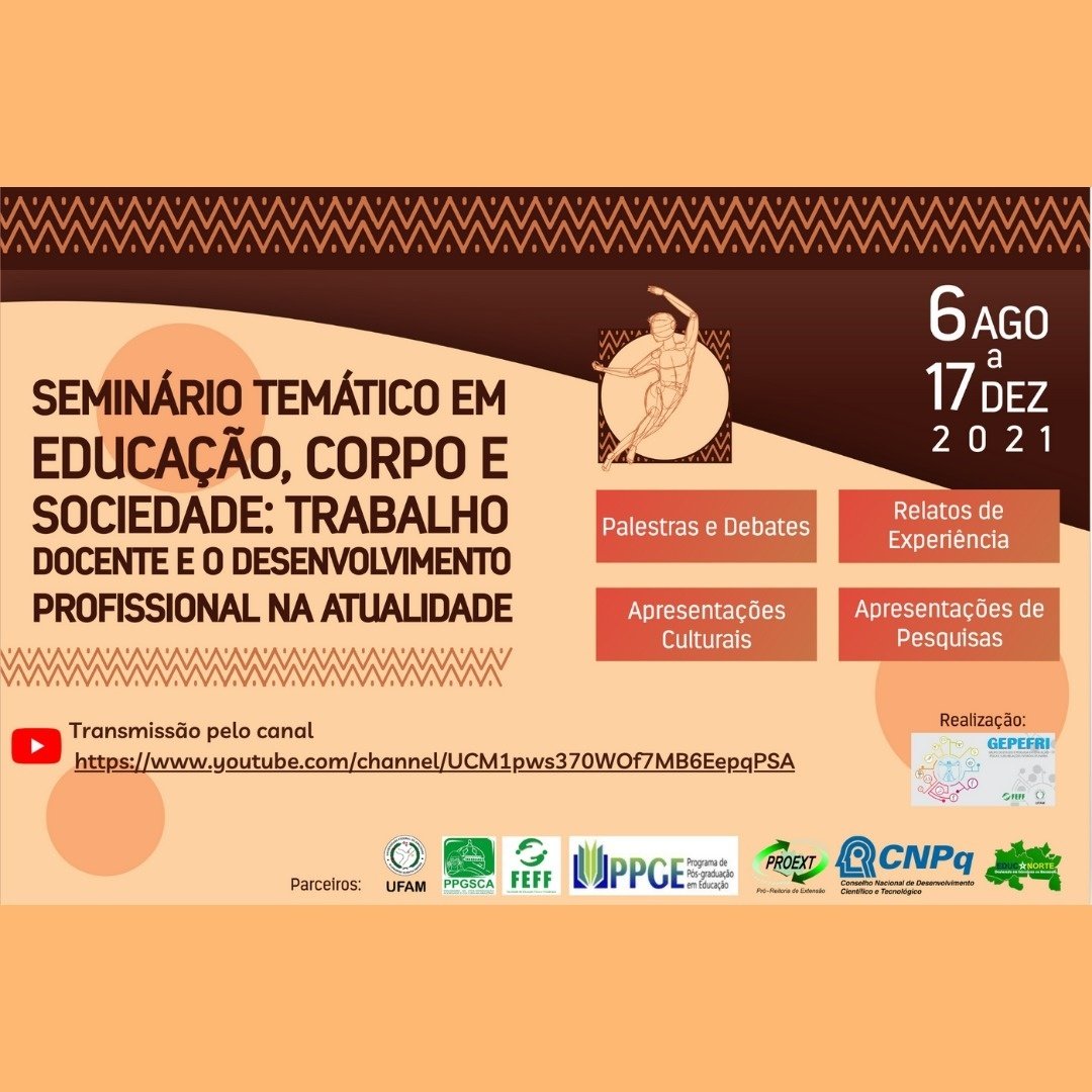 Seminário Temático em Educação, Corpo e Sociedade: Trabalho Docente e o ...
