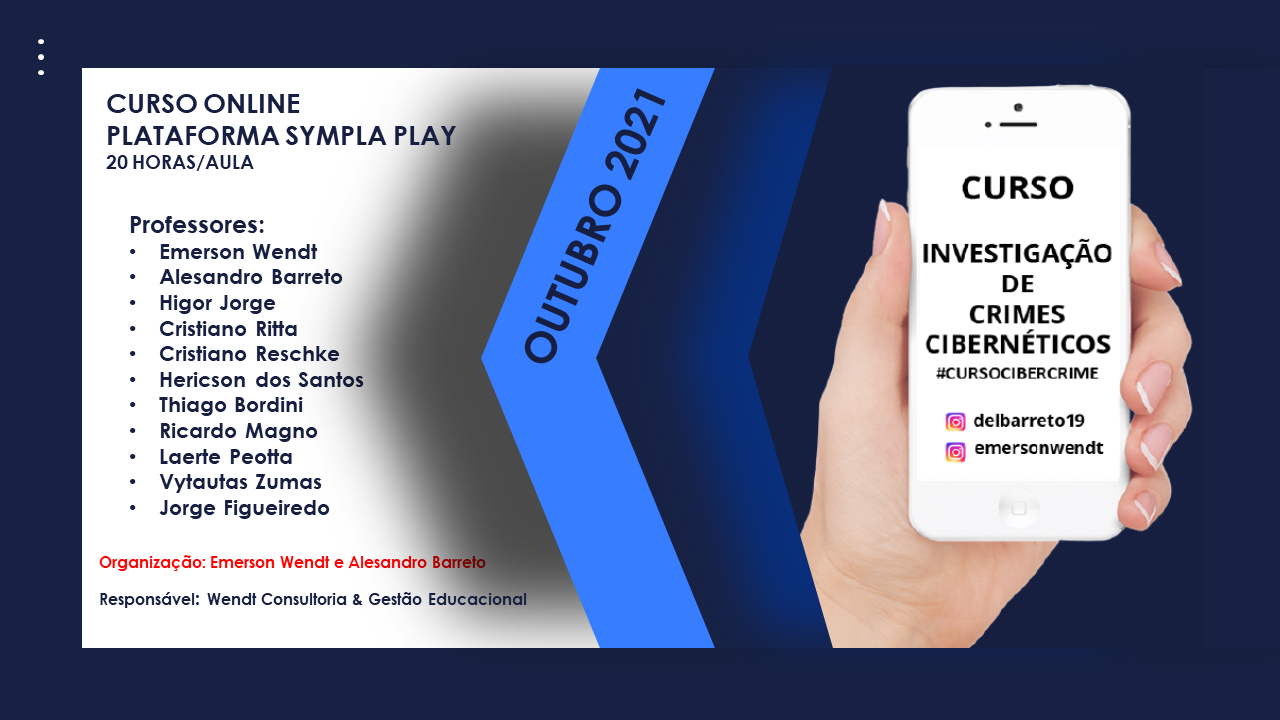 Curso de Investigação de Crimes Cibernéticos #CIBERCRIME - Sympla