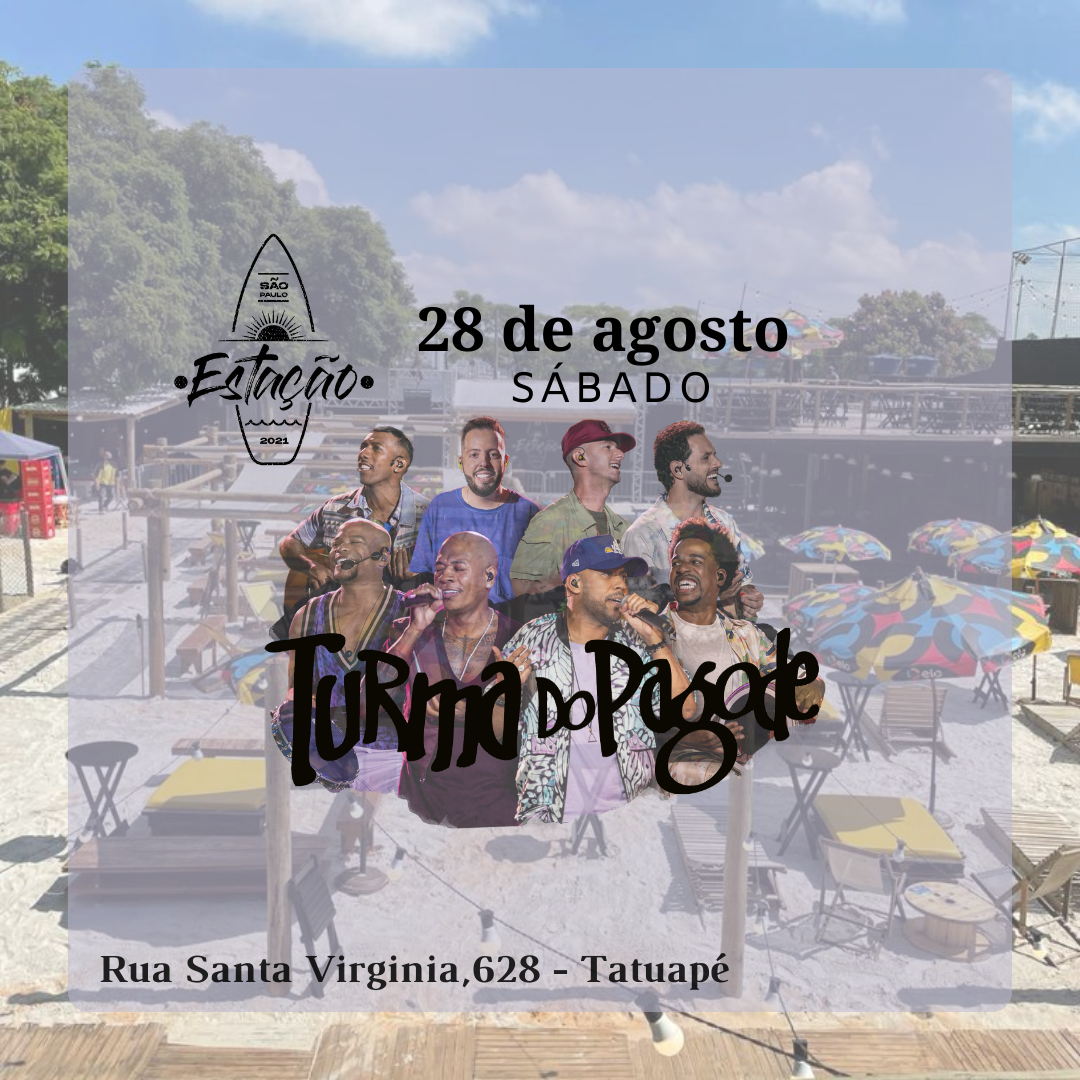 Turma Do Pagode No Estacao Sp Sympla