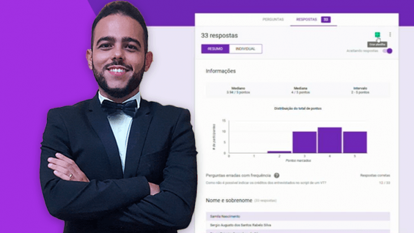 Imagem do evento Google Formulários para professores e empreendedores