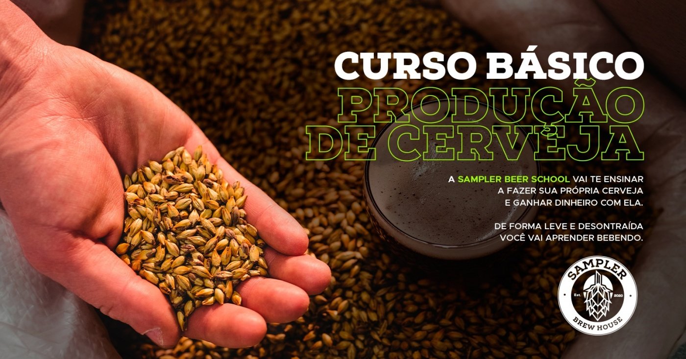 Curso Básico de Produção de Cerveja - Maio/26 - Domingo de 09:00 às 17:00