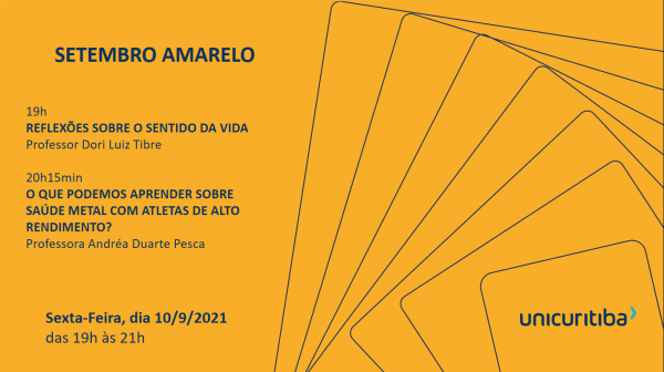 Palestras Setembro Amarelo - online - Sympla