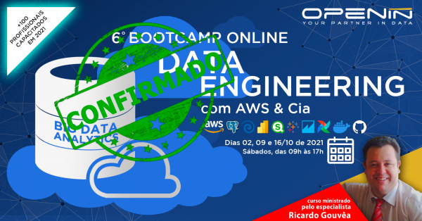 6° Bootcamp Data Engineering com AWS & Cia - online - Sympla
