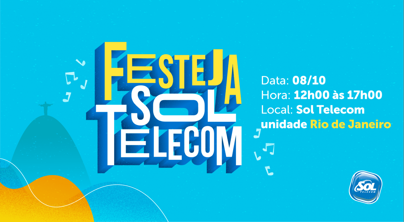 Festeja Sol Telecom- Rio de Janeiro em Rio de Janeiro - Sympla
