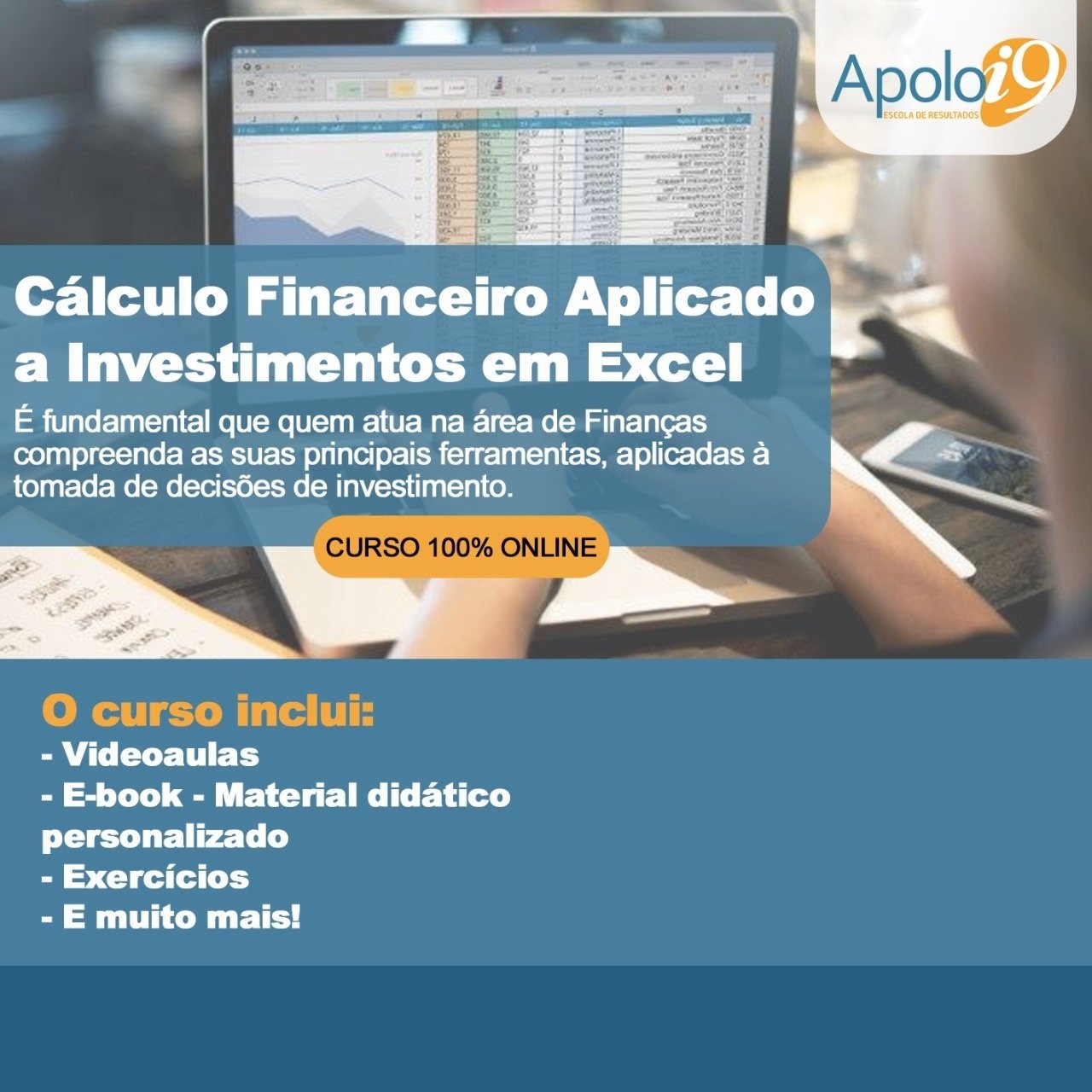 Cálculo Financeiro Aplicado a Investimentos em Excel - online - Sympla