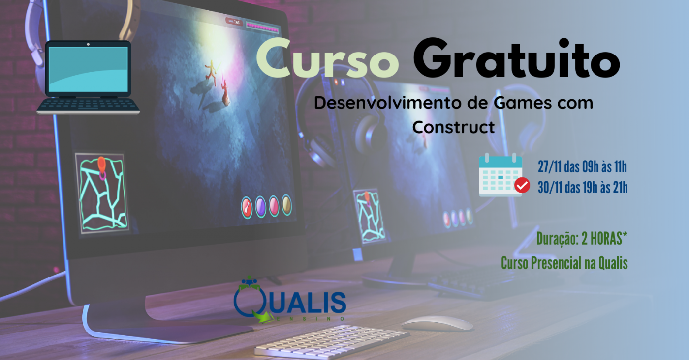 Curso GRATUITO de Desenvolvimento de Games com Construct em São José ...