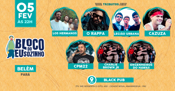 Bloco do Eu Sozinho em Belém/PA em Ananindeua Sympla
