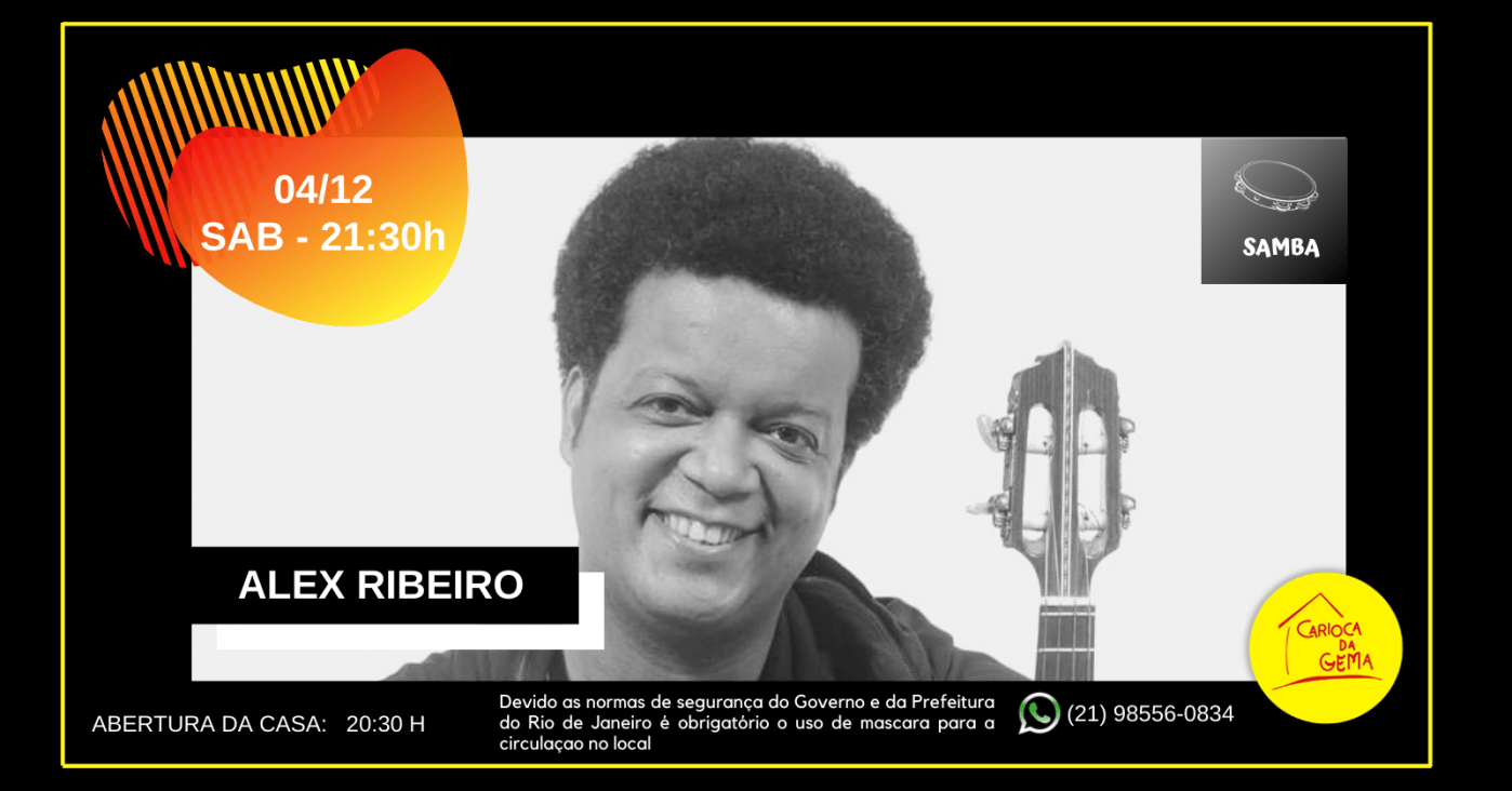 Alex Ribeiro em Rio de Janeiro - Sympla