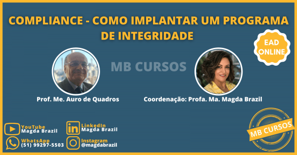 COMPLIANCE - COMO IMPLANTAR UM PROGRAMA DE INTEGRIDADE - EAD/ONLINE ...
