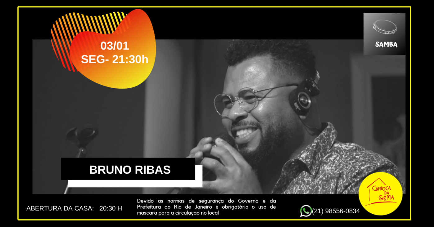 Bruno Ribas em Rio de Janeiro - Sympla