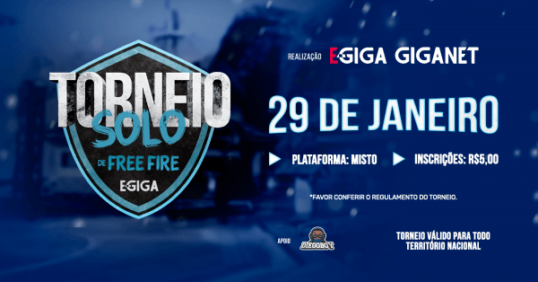 Torneio E Giga De Free Fire 12 Online Sympla