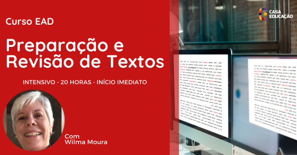 Imagem do evento Curso Preparação e Revisão de Textos|EAD