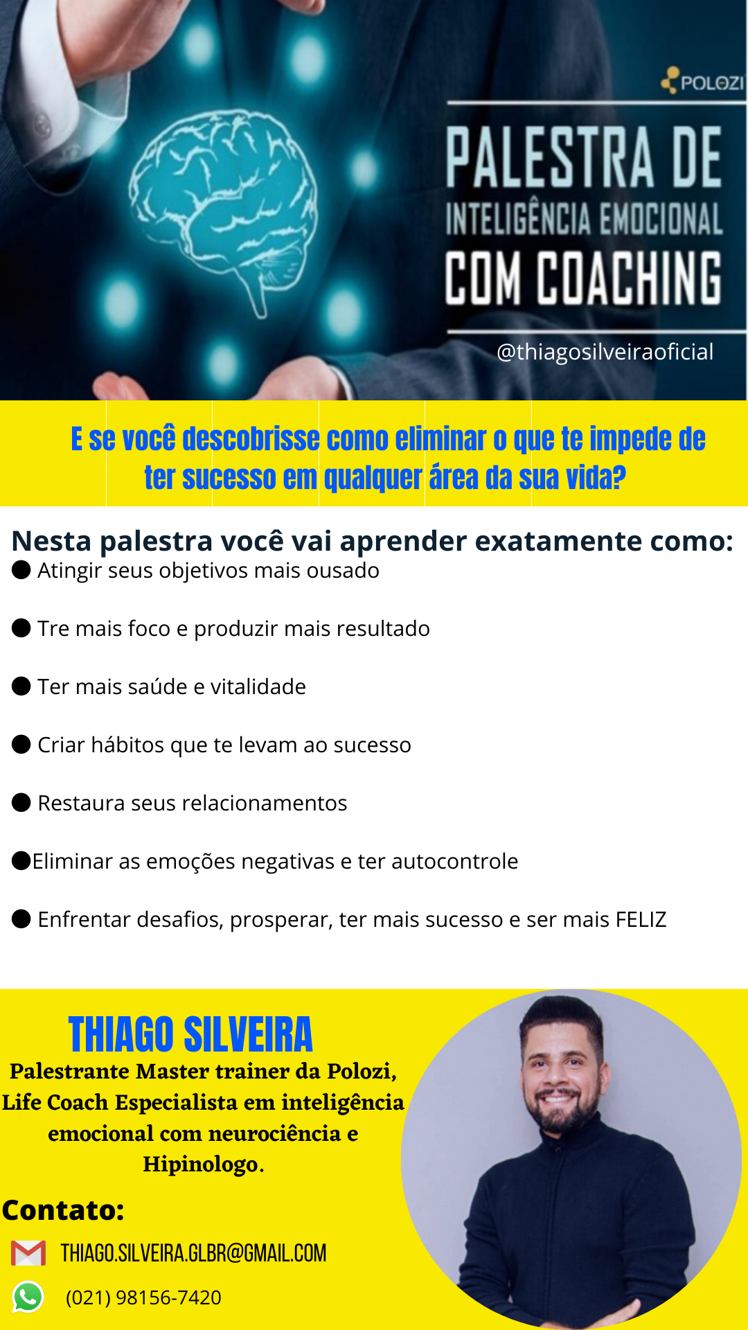 Palestra de inteligência emocional em Rio de Janeiro - Sympla