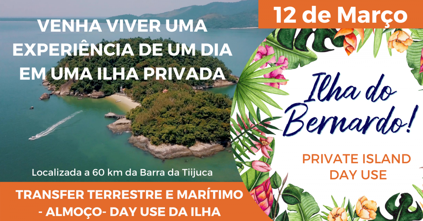 EXPERIÊNCIA UMA ILHA PRIVADA ! em Rio de Janeiro - Sympla
