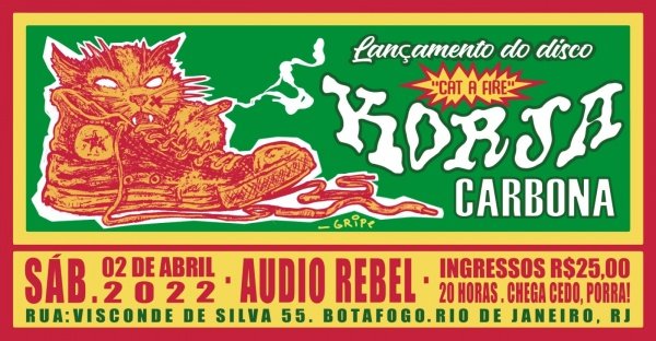 Korja Lan ando Cat A Fire E Carbona Em Rio De Janeiro 2023 Sympla