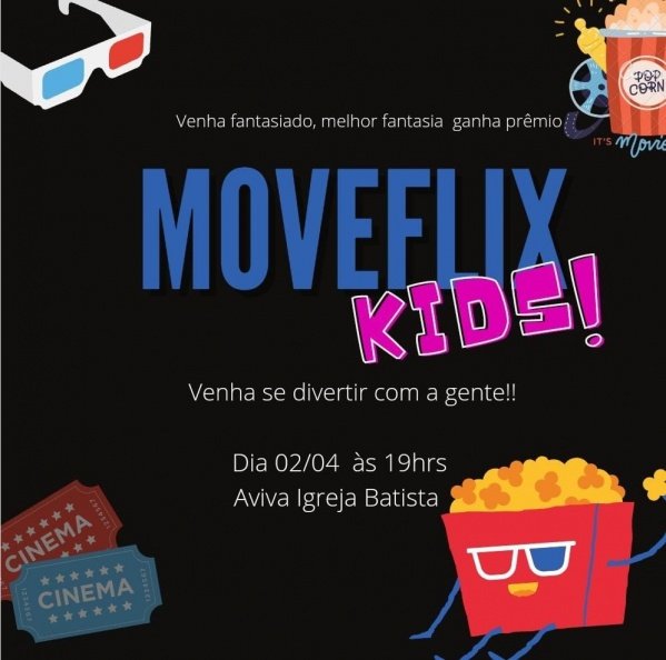 Moveflix para crianças em Palhoça Sympla