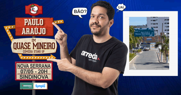 PAULO ARAÚJO - QUASE MINEIRO em Nova Serrana - 2023 - Sympla PAULO ARAÚJO - QUASE MINEIRO em Nova Serrana - 2023 - Sympla