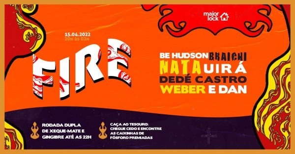 Festa Fire 15 04 Major Lock Em Belo Horizonte 2023 Sympla