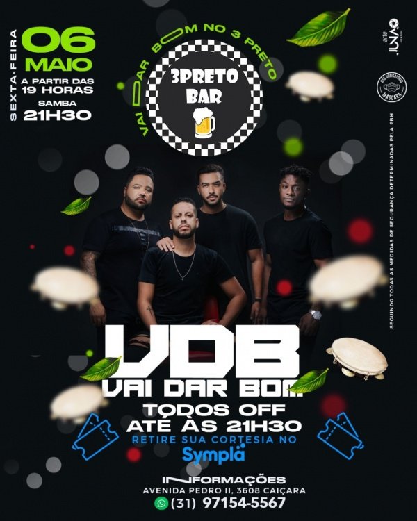 Pagode do VDB em Belo Horizonte 2023 Sympla