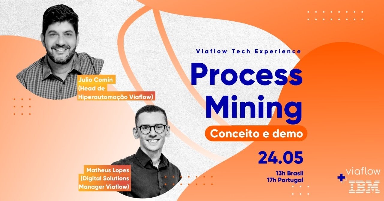 Viaflow Tech Experience | Process Mining: Conceito e demo- Evento 100% ...