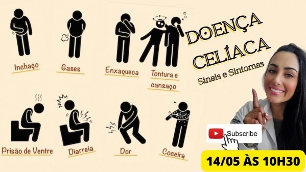 SINAIS E SINTOMAS DA DOENÇA CELÍACA - online - Sympla