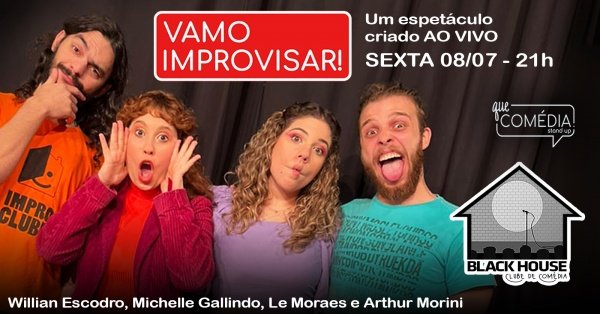VAMO IMPROVISAR! - em Sorocaba - STAND UP COMEDY em Sorocaba - 2022