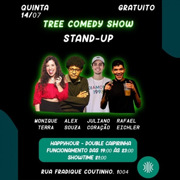Tree Content House Apresenta: Tree Comedy Show - Comédia Stand Up ...