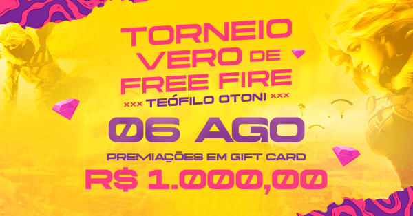 Torneio Vero De Free Fire Te filo Otoni Em Te filo Otoni 2023 Sympla