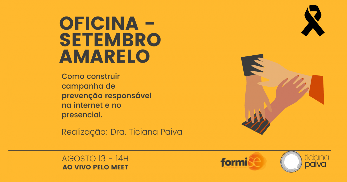 Oficina SETEMBRO AMARELO - online - Sympla