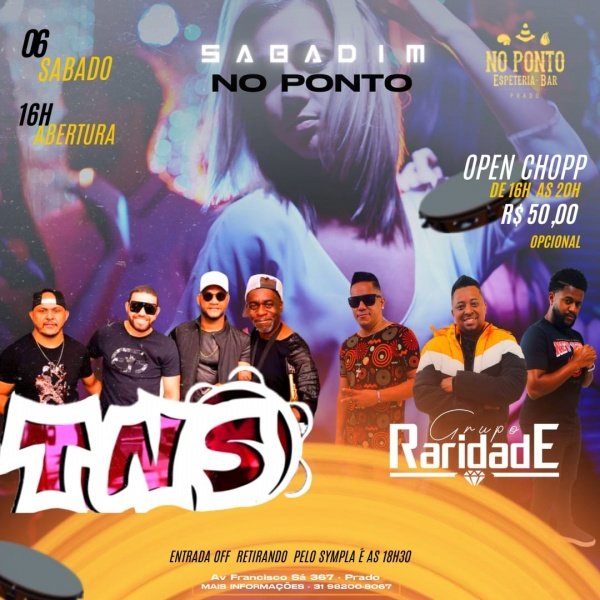 SABADIM MUITO PAGODE em Belo Horizonte 2023 Sympla