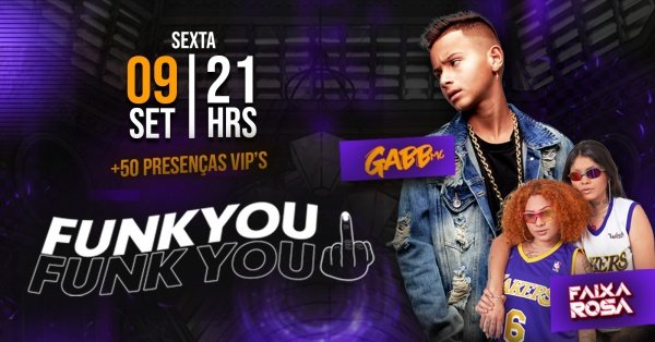 Funk You - Gabb Mc em Campinas - Sympla