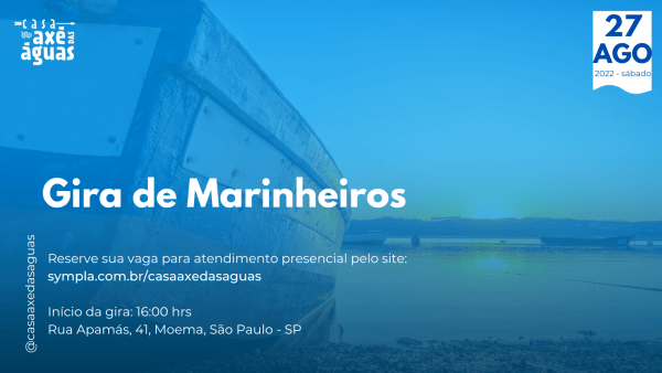 Gira de Marinheiros em São Paulo - Sympla
