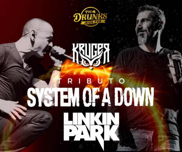 KRUGER TRIBUTO SYSTEM OF DOWN LINKIN PARK (Cópia) (Cópia) em Rio de Janeiro Sympla