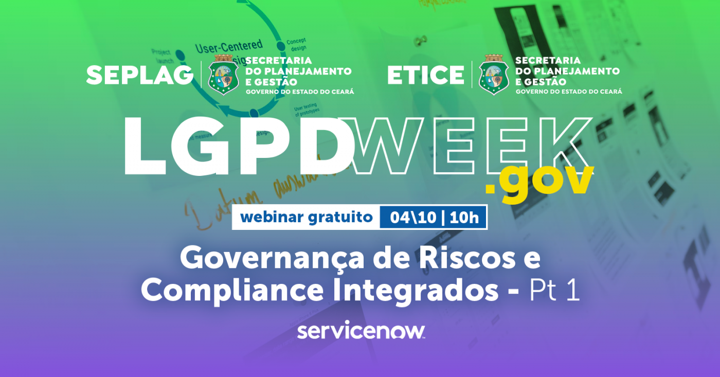 Governança de Riscos e Compliance Integrados - servicenow - online - Sympla